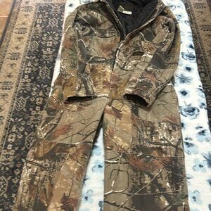 Camo coveralls boys size 14 great condition only worn a few times